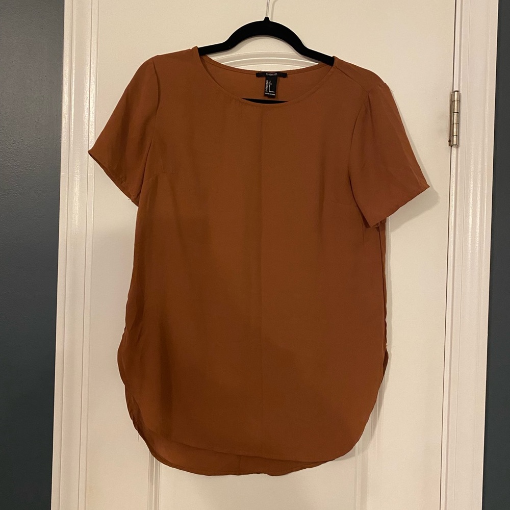Forever 21 Burnt Orange Tee